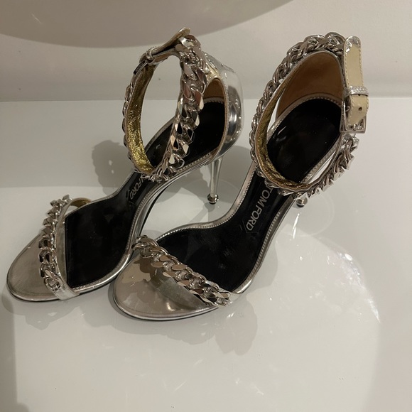 TOM FORD Chain Detail Heels - Picture 3 of 10